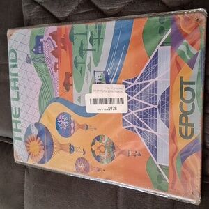 Vintage Disney EPCOT Tin Poster